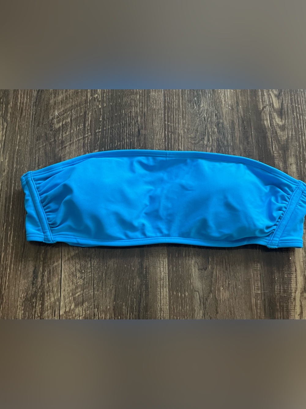 Wild Fable Bright Blue Bandeau Swim Top M